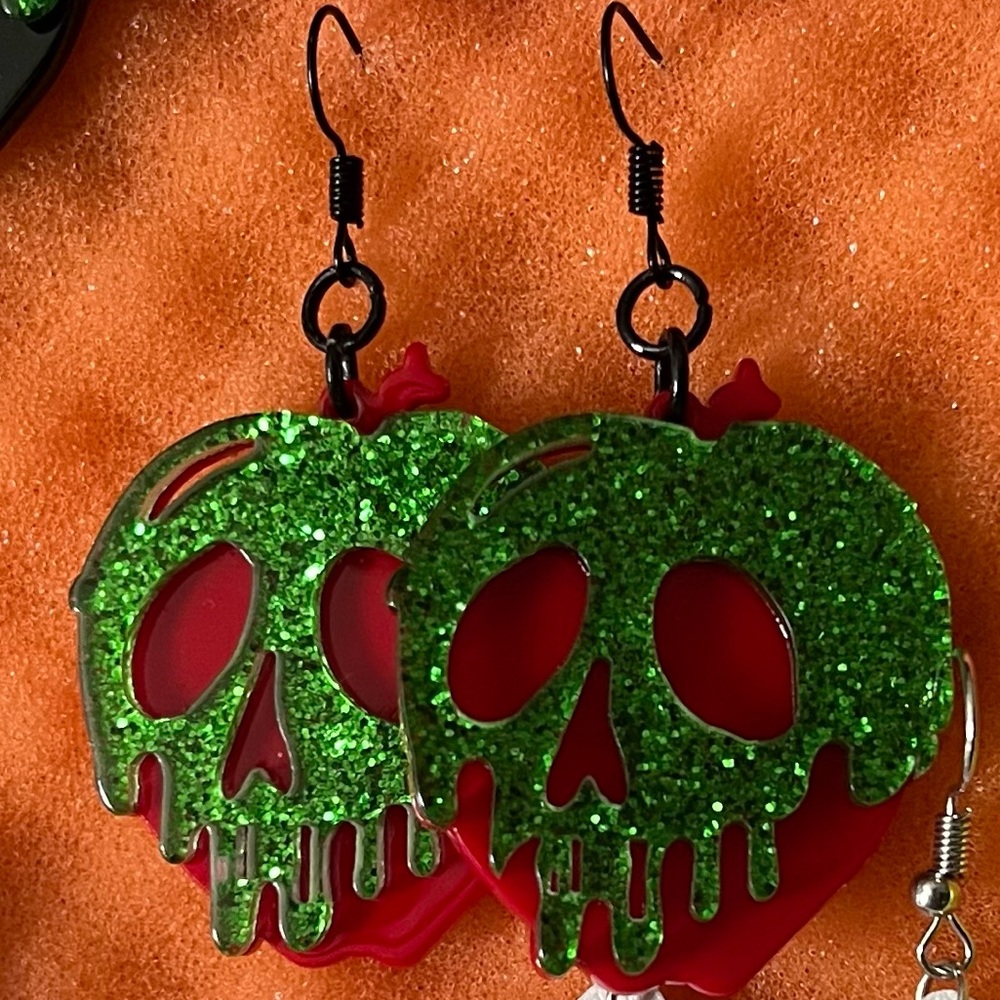 Home made Skull earrings